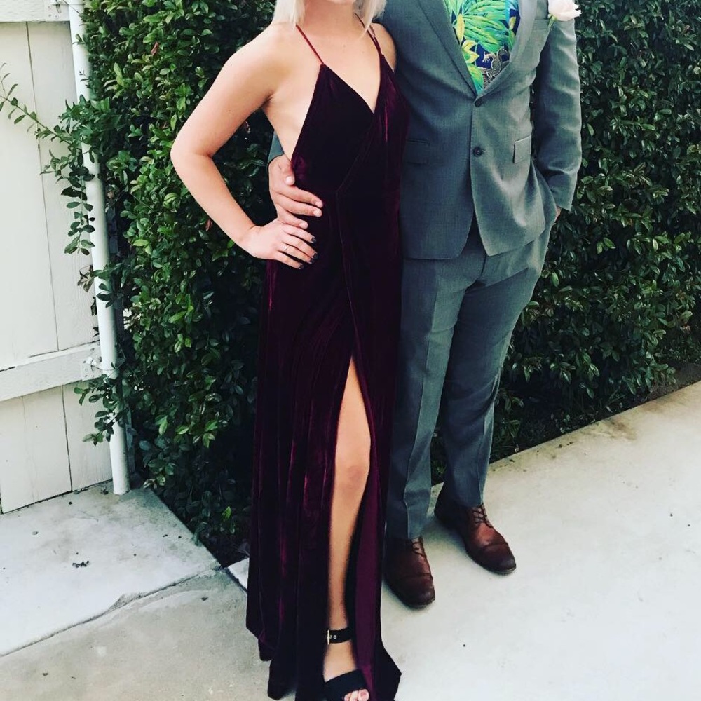 Maroon dress